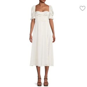 WEWOREWHAT - Puff Sleeve Midi Dress